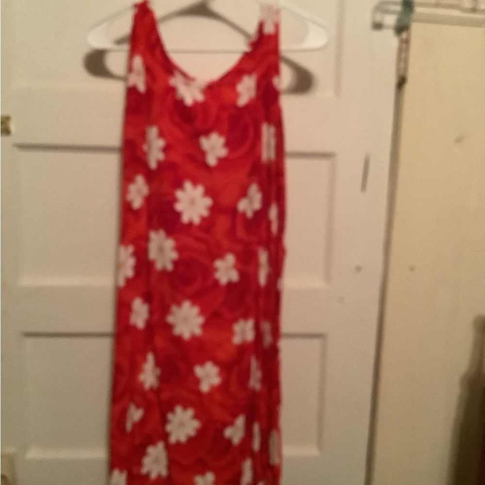 Sleeveless Floral Dress
